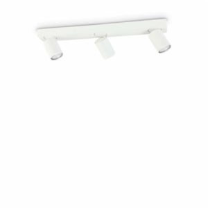 Lampada Da Soffitto Rudy Pl3 Round Bianco Ideal-Lux