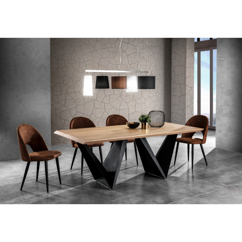 Tavolo Fisso Cleft Oak 209 X 109 X 11 Cm