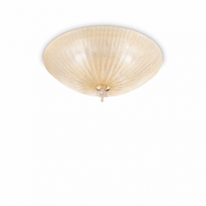 Lampada Da Soffitto Shell Pl3 Ambra Ideal-Lux