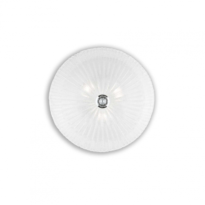 Lampada Da Soffitto Shell Pl3 Trasparente Ideal-Lux