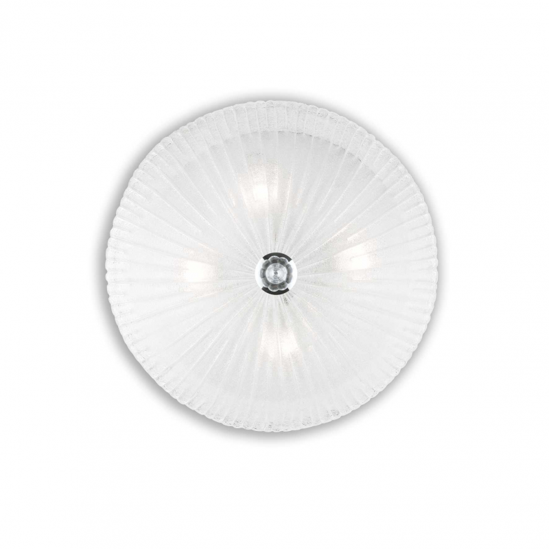 Lampada Da Soffitto Shell Pl4 Trasparente Ideal-Lux