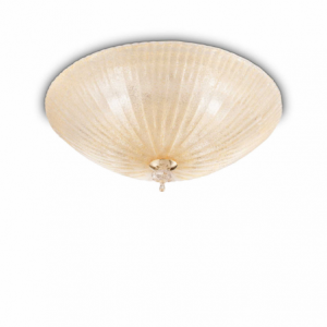 Lampada Da Soffitto Shell Pl6 Ambra Ideal-Lux