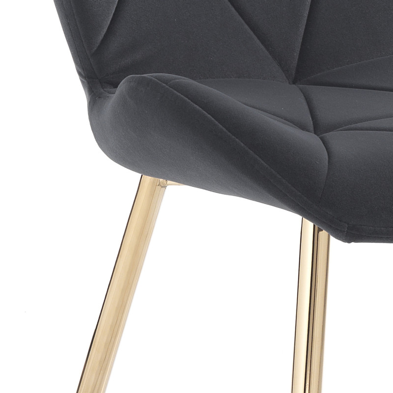 Sedia New Kemy Gold-Grey 87X69X50 Cm