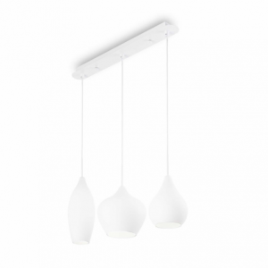 Lampada A Sospensione Soft Sp3 Bianco Ideal-Lux