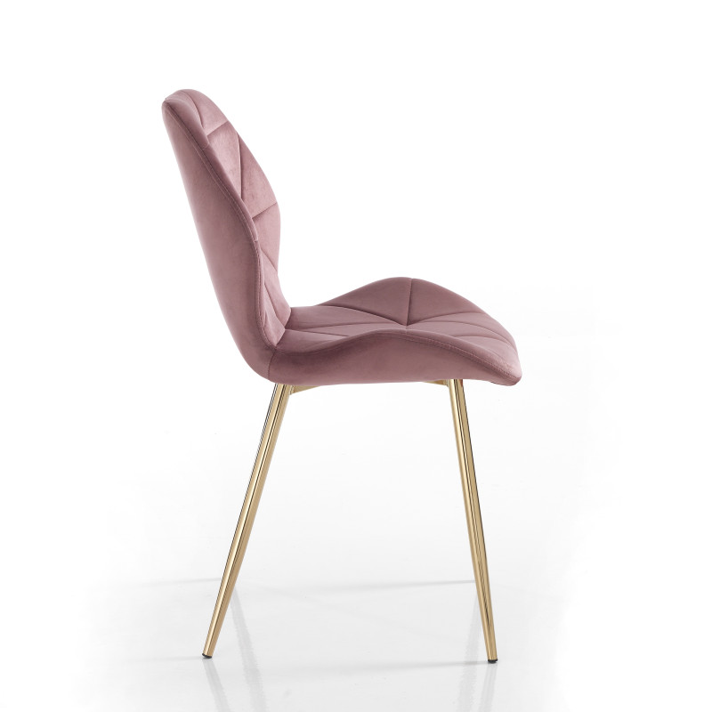 Sedia New Kemy Gold-Pink 87X69X50 Cm