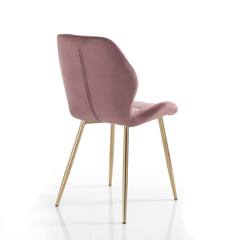 Sedia New Kemy Gold-Pink 87X69X50 Cm