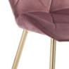 Sedia New Kemy Gold-Pink 87X69X50 Cm