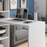 Libreria Scrivania Art 145,5 X 54 X 7,5 Cm