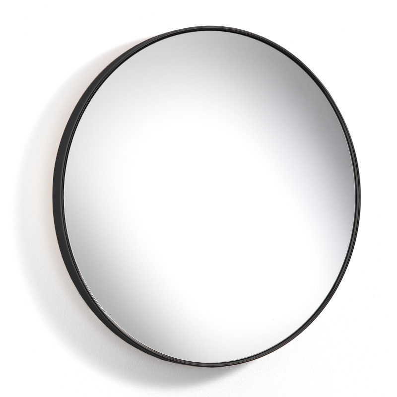 Specchio Da Parete Fit-A Black 62X62X5 Cm
