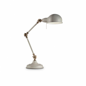 Lampada Da Tavolo Truman Tl1 Grigio Ideal-Lux