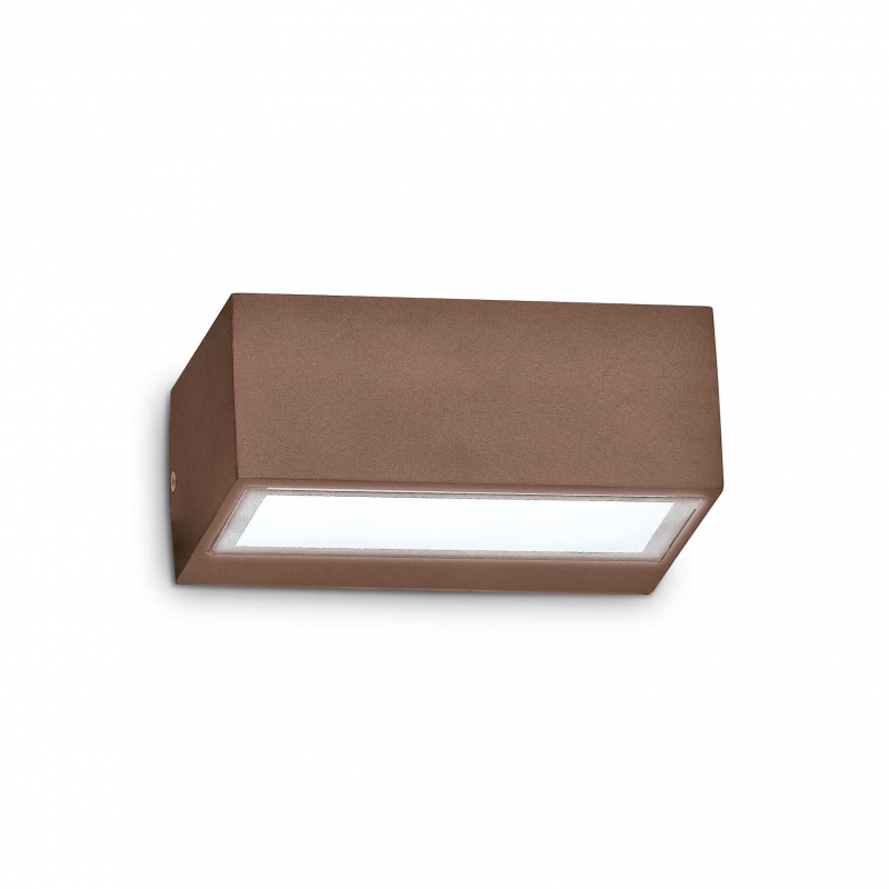 Lampada Da Parete Twin Ap1 Coffee Ideal-Lux