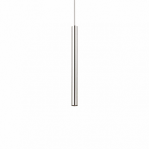Lampada A Sospensione Ultrathin Sp D040 Round On-Off Cromo Ideal-Lux