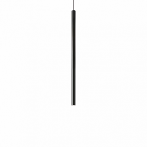 Lampada A Sospensione Ultrathin Sp D040 Round On-Off Nero Ideal-Lux