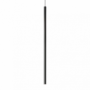 Lampada A Sospensione Ultrathin Sp D100 Round Dali/Push Nero Ideal-Lux