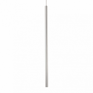 Lampada A Sospensione Ultrathin Sp D100 Round On-Off Cromo Ideal-Lux