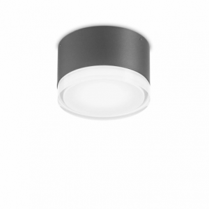 Lampada Da Soffitto Urano Pl1 Small Antracite Ideal-Lux