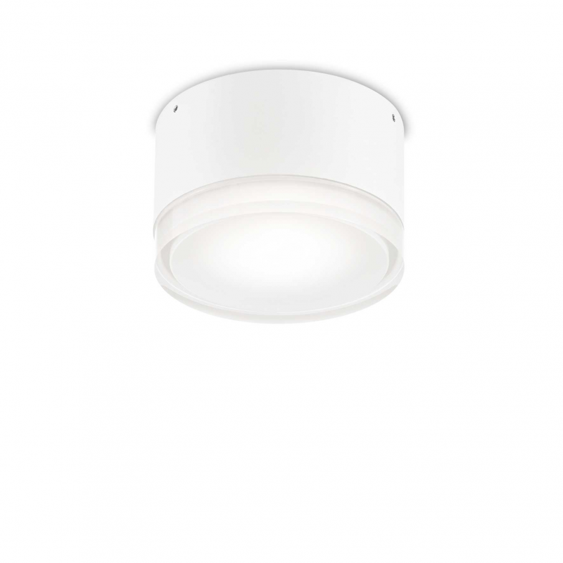 Lampada Da Soffitto Urano Pl1 Small Bianco Ideal-Lux