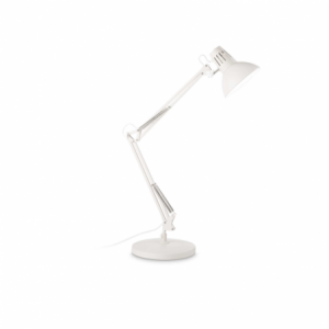 Lampada Da Tavolo Wally Tl1 Total White Ideal-Lux