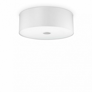Lampada Da Soffitto Woody Pl5 Bianco Ideal-Lux