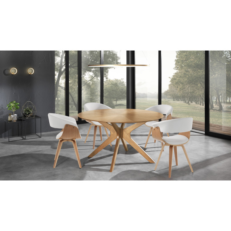 Sedia Visby Wood 61X62X37 Cm