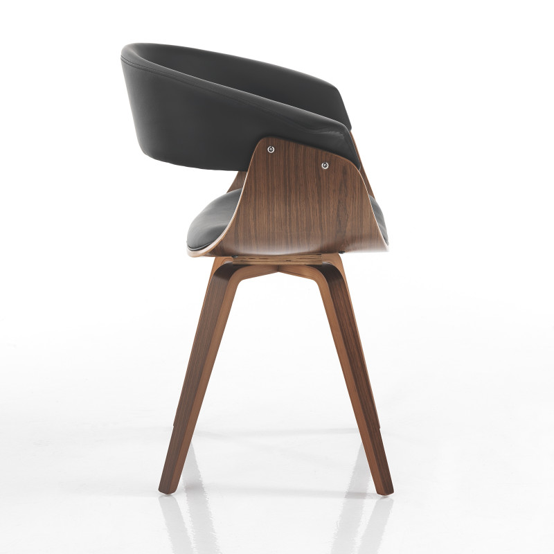 Sedia Visby Dark Wood 61X62X37 Cm