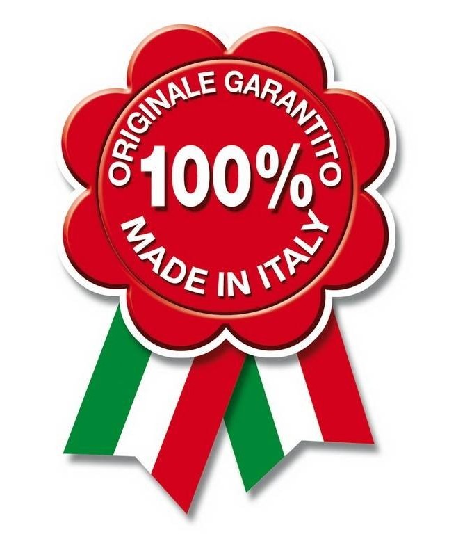 STUFA A PELLET mod. SCINTILLA 12 KW con rivestimento in ACCIAIO di colore ROSSO - MADE IN ITALY