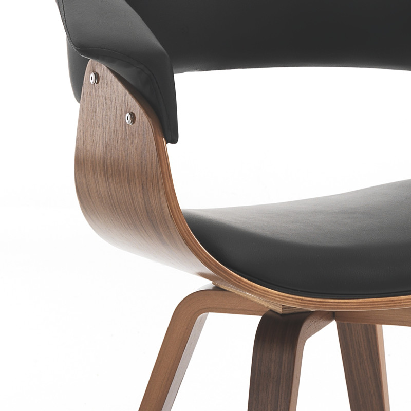 Sedia Visby Dark Wood 61X62X37 Cm