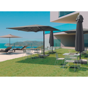 Ombrellone a braccio laterale in alluminio K varie misure