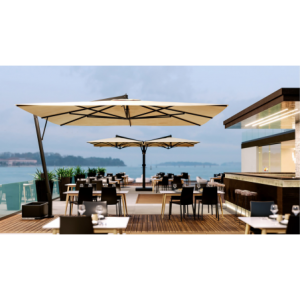 Ombrellone a braccio laterale in alluminio Eternity varie misure