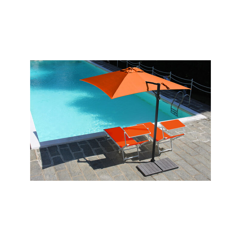 Ombrellone a palo laterale Trend R300x200 cm Made in Italy