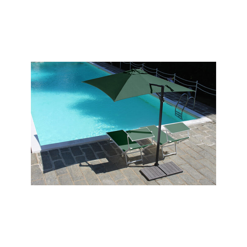 Ombrellone a palo laterale Trend R300x200 cm Made in Italy