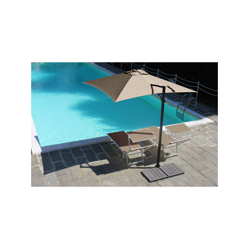 Ombrellone a palo laterale Trend R300x200 cm Made in Italy