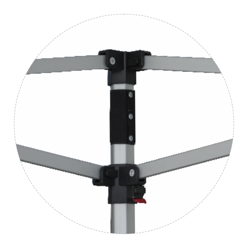 Gazebo parasole Expo Q300x300 cm con altezza regolabile