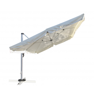 Ombrellone a palo laterale Rimini Sbalzo 300x300 cm