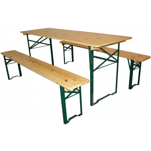 SET BIRRERIA 70X200 cm TAVOLO+2 PANCHE