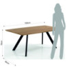 Tavolo / Scrivania Pejo 167 X 97 H.9 Cm