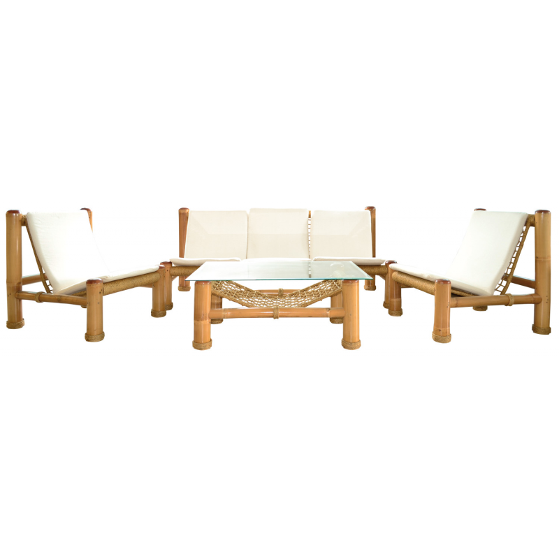 Salotto da giardino Set Malé 4 pezzi