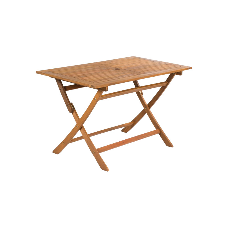 TAVOLO RETTANGOLARE pieghevole in acacia