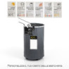 Cesto porta biancheria Laundry Round ø40 h65 cm con ruote — levanteshop.it