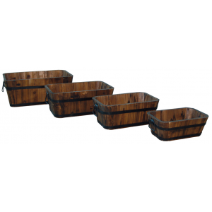 set portavasi da 4 pezzi