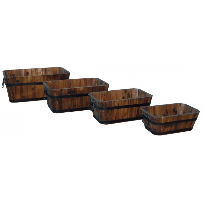 set portavasi da 4 pezzi