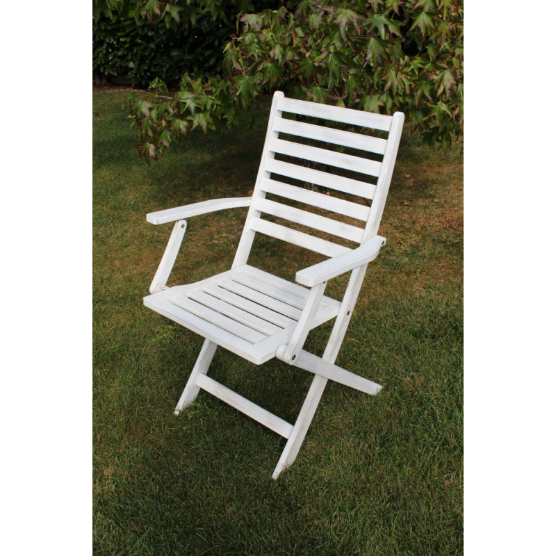 Set di 2 POLTRONE SERENA con BRACCIOLI BIANCA