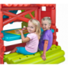 Casetta Bosco gioco da giardino multicolor con scivolo 200x125