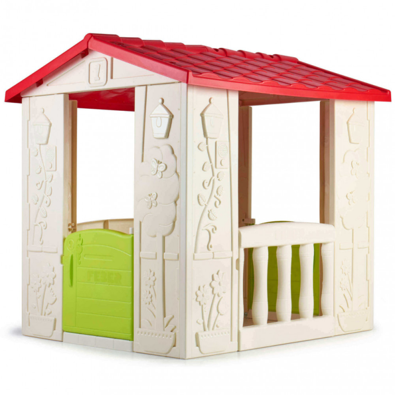 Casetta Happy da giardino multicolor per bambini robusta