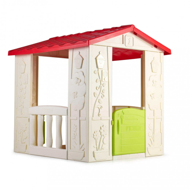 Casetta Happy da giardino multicolor per bambini robusta
