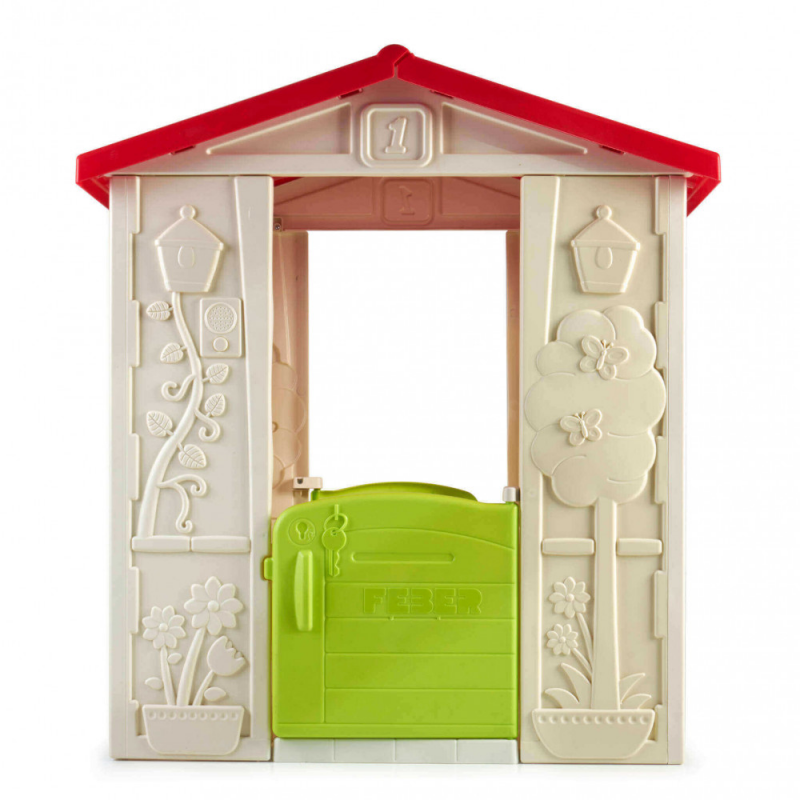 Casetta Happy da giardino multicolor per bambini robusta