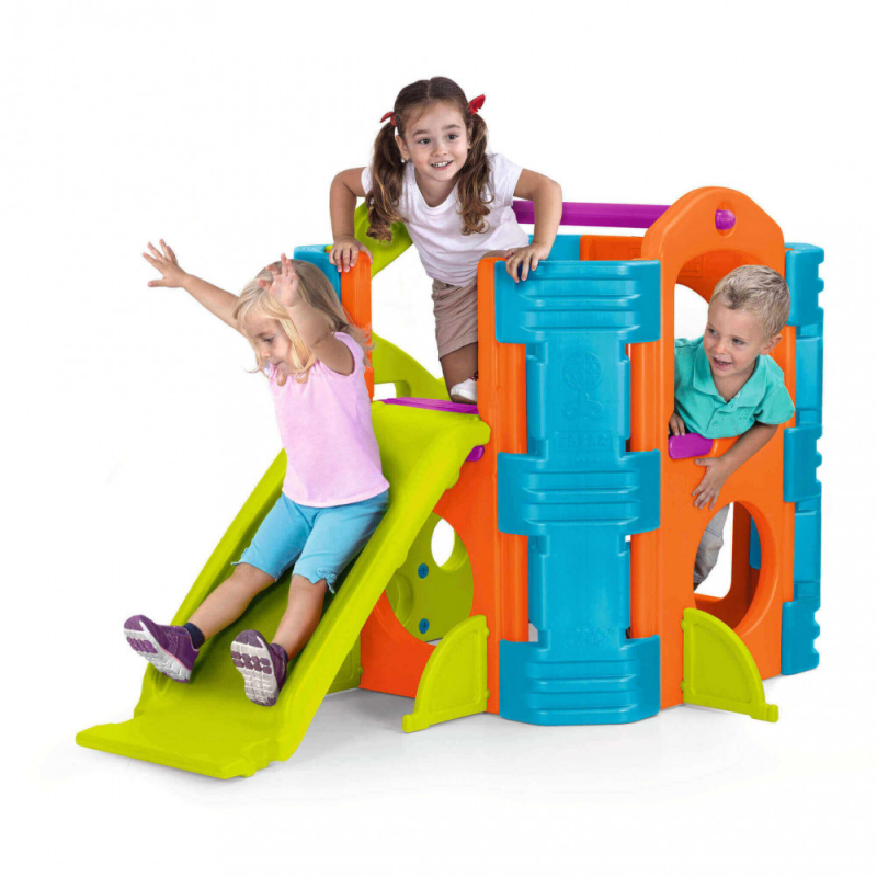 Scivolo Activity Park multicolor per bambini robusto e sicuro