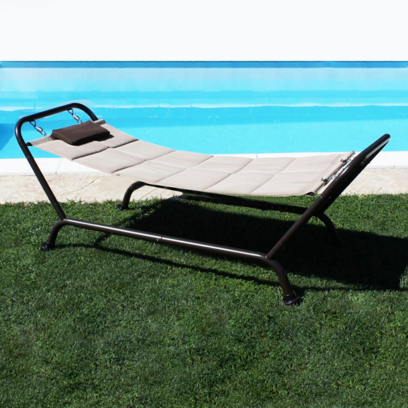Amaca Jamaica Acciaio con Cuscini | Amache | Levante Shop