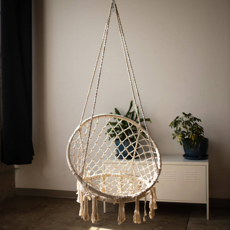 Amaca Luxory Round da giardino rotonda con supporto elegante