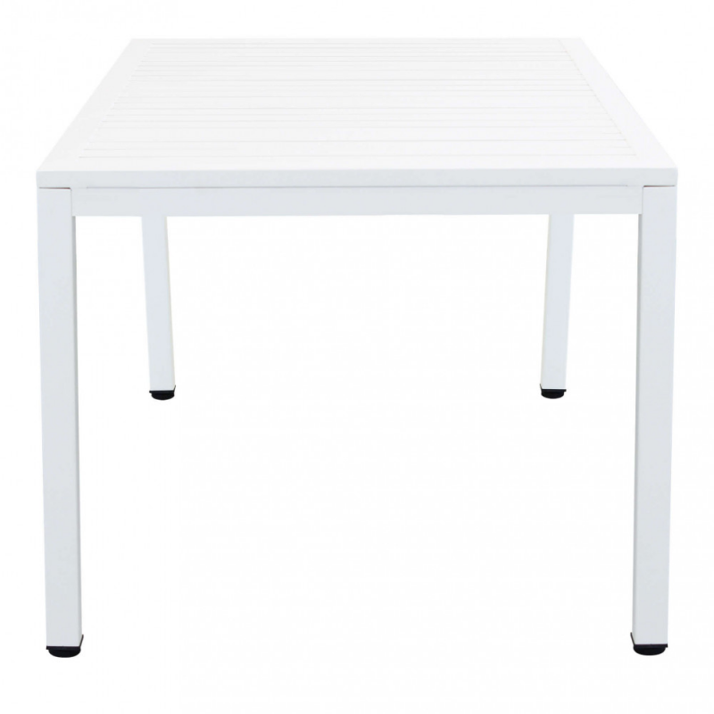 Tavolo Milo fisso in alluminio 150x90 cm da esterno resistente